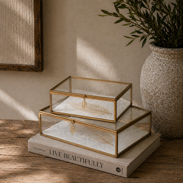 Leaf Glass Box Small