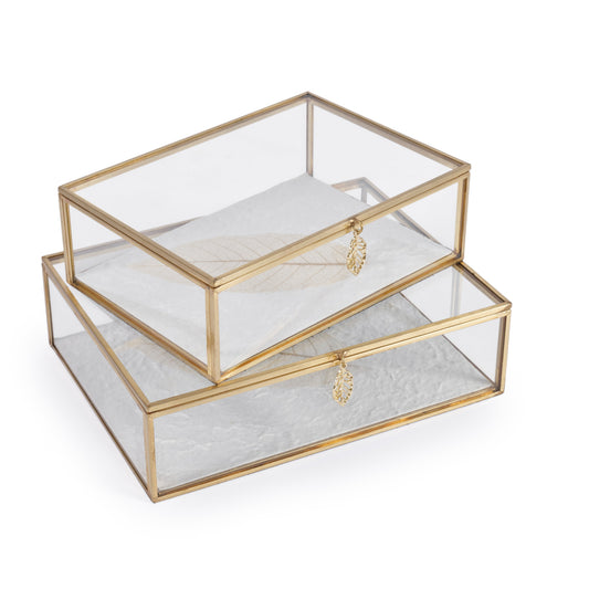 Leaf Glass Box Large