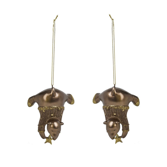 Polar Bear & Star Tree Ornament