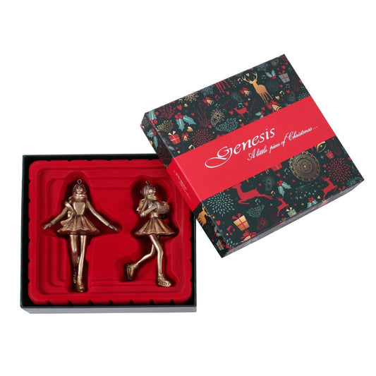 Skating Girls Christmas Tree Ornament