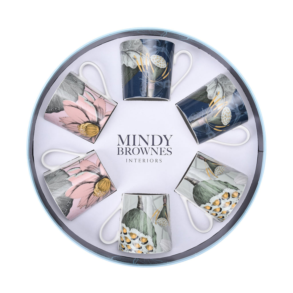 Mindy Brownes Interiors- Natures Bloom Cups Set- SHM008 